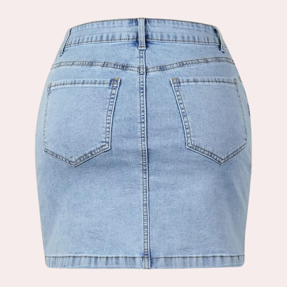 Laval - Auffälliger Denimrock für Damen