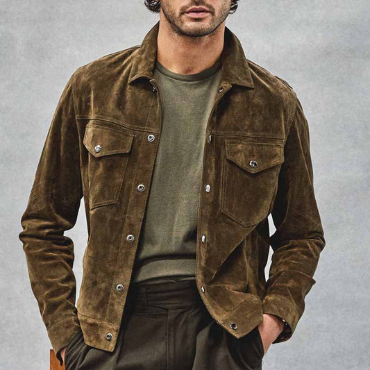 Zain - Herren Cordjacke – Taillierter Schnitt